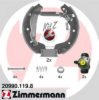 OPEL 1515054 Brake Shoe Set